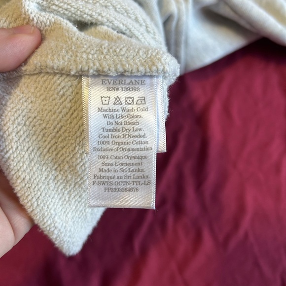 Everlane Boxy Oversized Organic Cotton The Turtleneck Sweater Sweatshirt - Picture 6 of 11